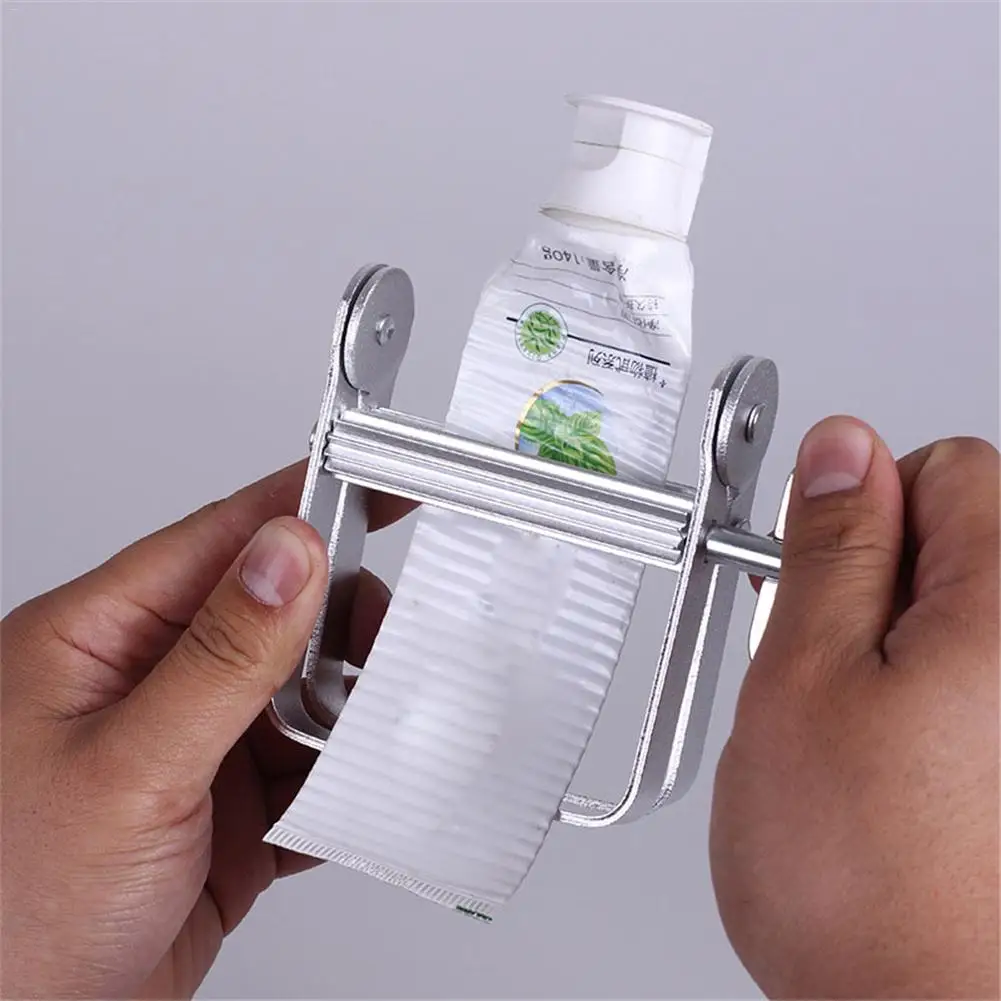 

1pc Tube Squeezer Lazy Toothpaste Dispenser Metal Squeezing Tools Hair Color Dye Cosmetic Paint Squeezer Tube Wringer 40P