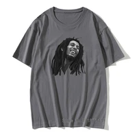 legend bob marley t shirt for men short sleeve tops tees reggae music vintage new retro cotton mens tshirt funny t shirts