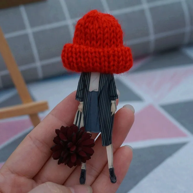 Женские и мужские модные броши ручной работы Акриловые Броши Симпатичные значки