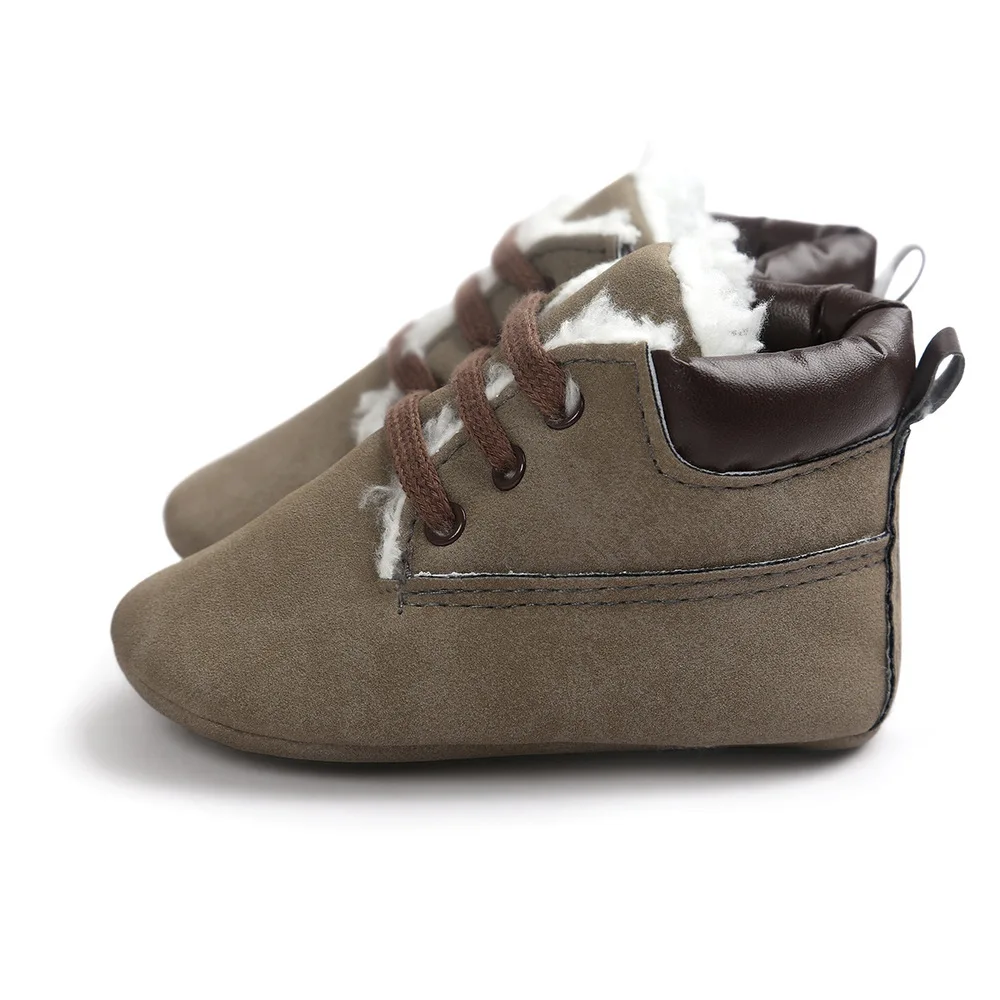 Детская обувь для новорожденного мальчика и девочки зимние теплые мягкие