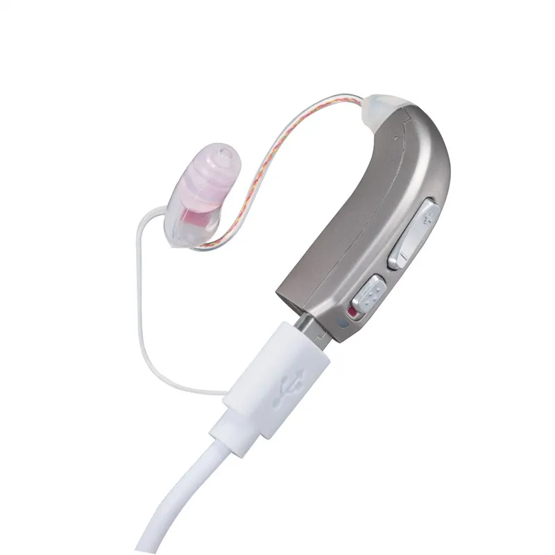 Новый USB Перезаряжаемый цифровой усилитель RIC для слухового аппарата с