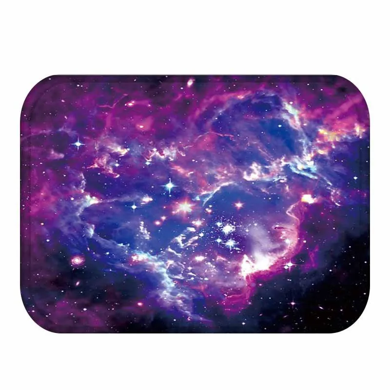 Фланелевый нескользящий коврик звездное небо Галактика может Diy сделанный на