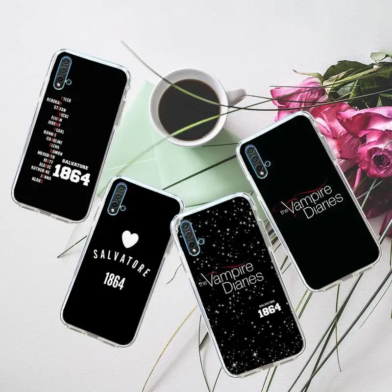 

The Vampire Diaries Stefan Damon Salvatore Phone Case Transparent for Huawei honor P mate 40 20 30 10 50 i 9 x mate pro lite 8a