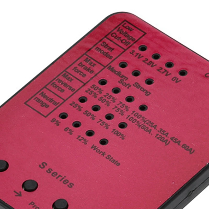 RISE-Programming Card для 45A/120A Rc автомобиля Esc Бесщеточный электронный регулятор скорости |