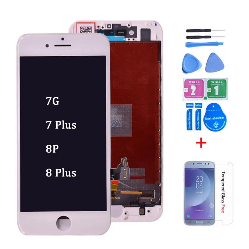 Замена ЖК-дисплея для Iphone 7 plus ЖК-дисплей сенсорный дигитайзер сборка iphone ЖК-для 8 |