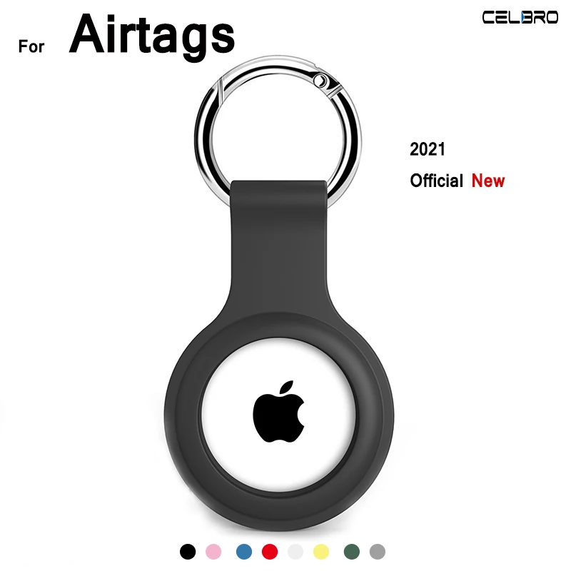 Cover Case For Air Tag Holder Keychain Apple Airtags Protective Soft Silicone GPS Dog Collar Locator Track |