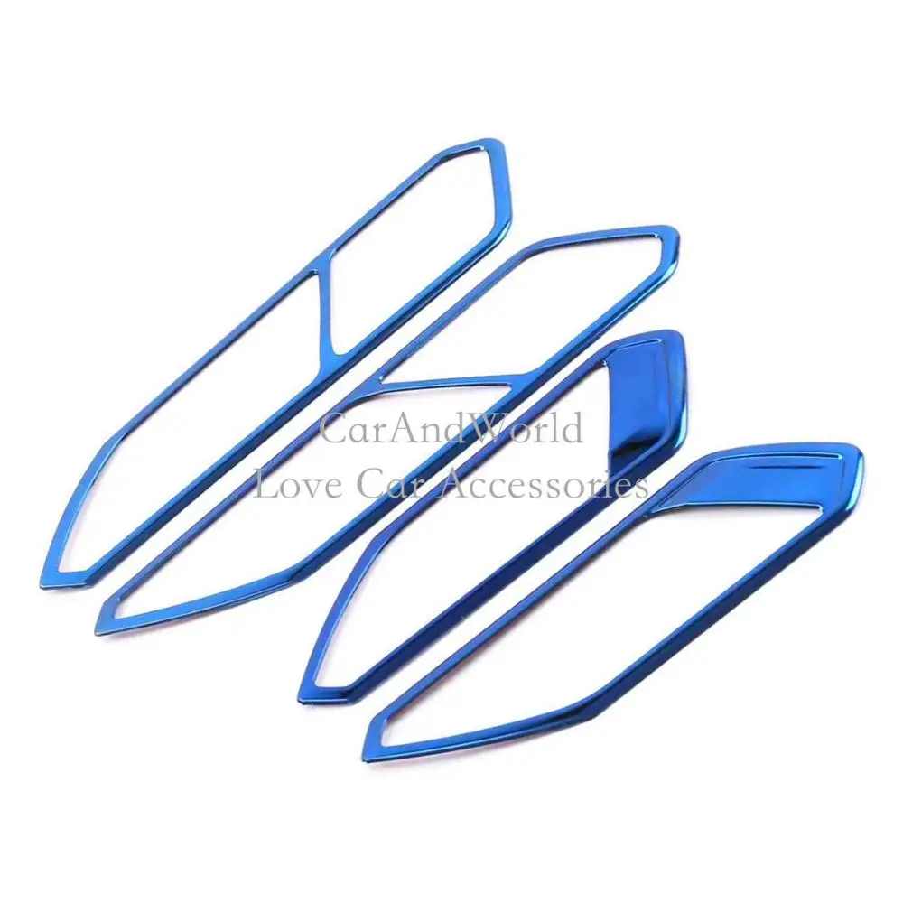 Наклейки из нержавеющей стали на переднюю и заднюю ручку для Volkswagen VW Tiguan 2017 2018 2019 |