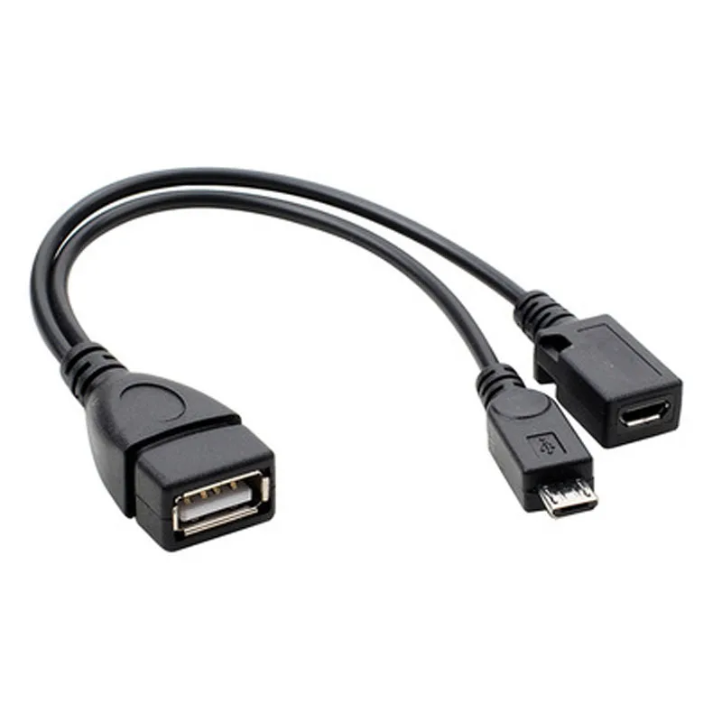 Черная ТВ мини-подушка от 1 до 2 OTG телефон i9100 i9220 i930 USB-Type C мужской удлинитель