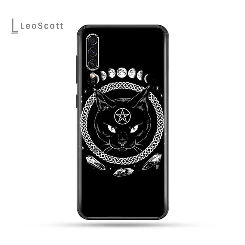 

Witches moon Tarot Mystery totem Phone Case For Samsung Galaxy M10 20 30 A 40 50 70 71 A6 A9 2018 J7 CORE PLUS STAR S10 5G C8