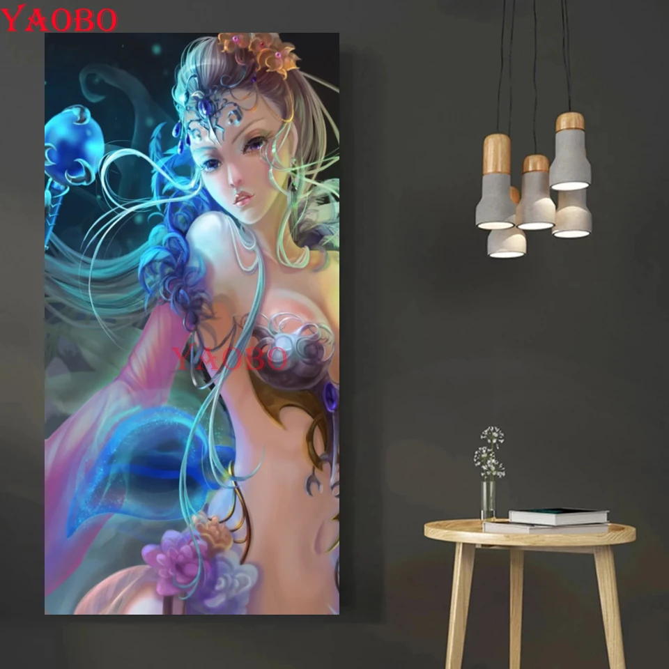 

Yaobo 5D алмазная живопись Классический Аниме красота полный квадрат Новое поступление Алмазная вышивка Алмазная мозаика наборы для вышивки к...