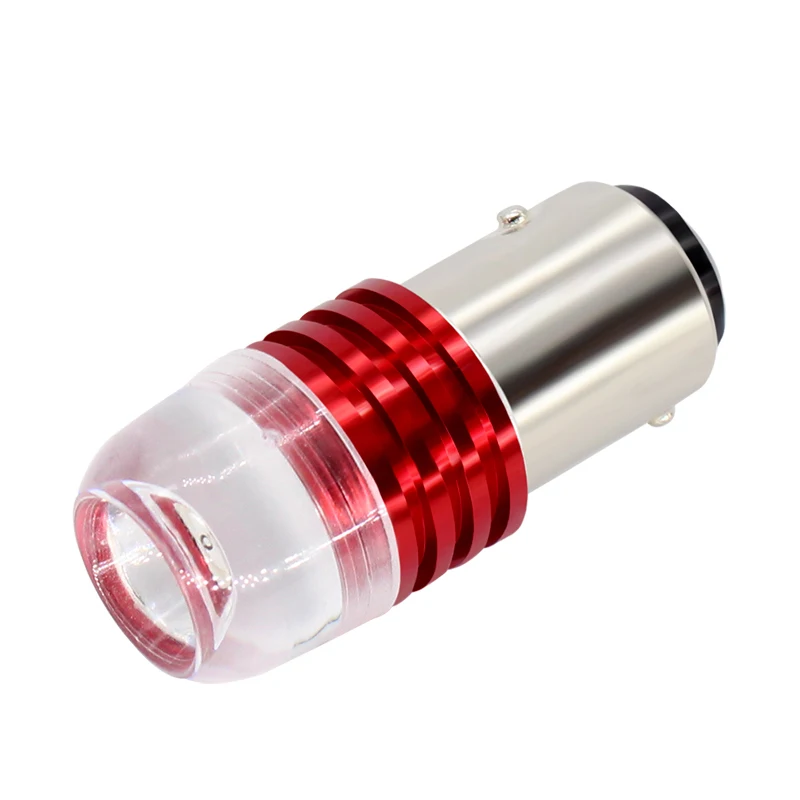 100x стробоскосветильник ческая вспышка 1157 Led BAY15D P21/5W стоп-сигнал мигающий свет