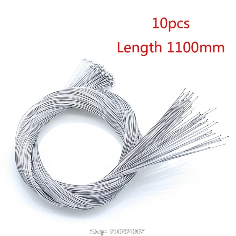 

10 Pcs Bicycle Shifter Derailleur Brake Line Road MTB Bike Fixed Gear Steel Front Rear Inner Cable Wires D24 20 Dropship
