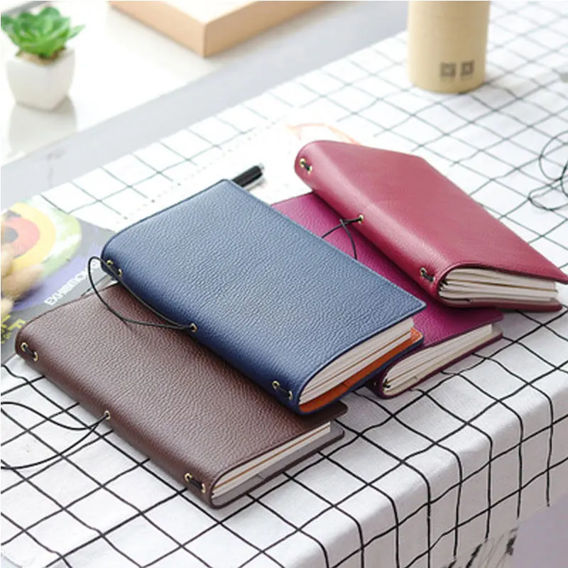 Yiwi 100% Genuine Leather Traveler's Notebook travel Diary Journal Vintage Handmade Cowhide Gift planner | Канцтовары для офиса