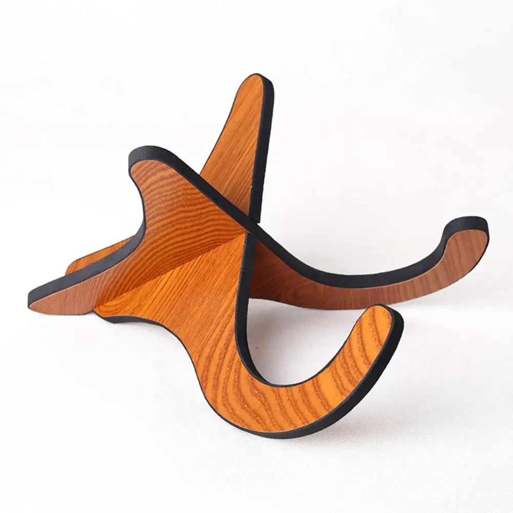 

Portable Ukulele Wooden Foldable Holder Stand Collapsible Vertical Guitar Guitar Bass Violin Display Stand Rack Accessories