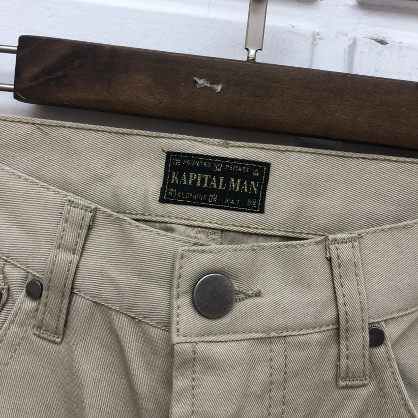 

Embroidery bones KAPITAL Overalls Men Women Oversize KAPITAL Cargo Pants Trousers joggers sweatpants