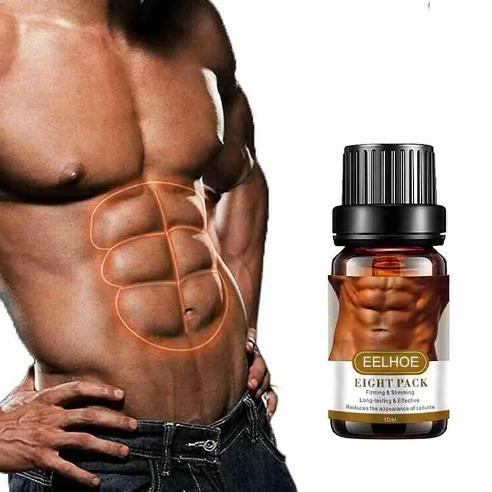 

10ml Powerful Abdominal Muscle Essential Oil Men Stronger Muscle Eight Pack Cream Anti Cellulite Fat Burning Weight Loss Product