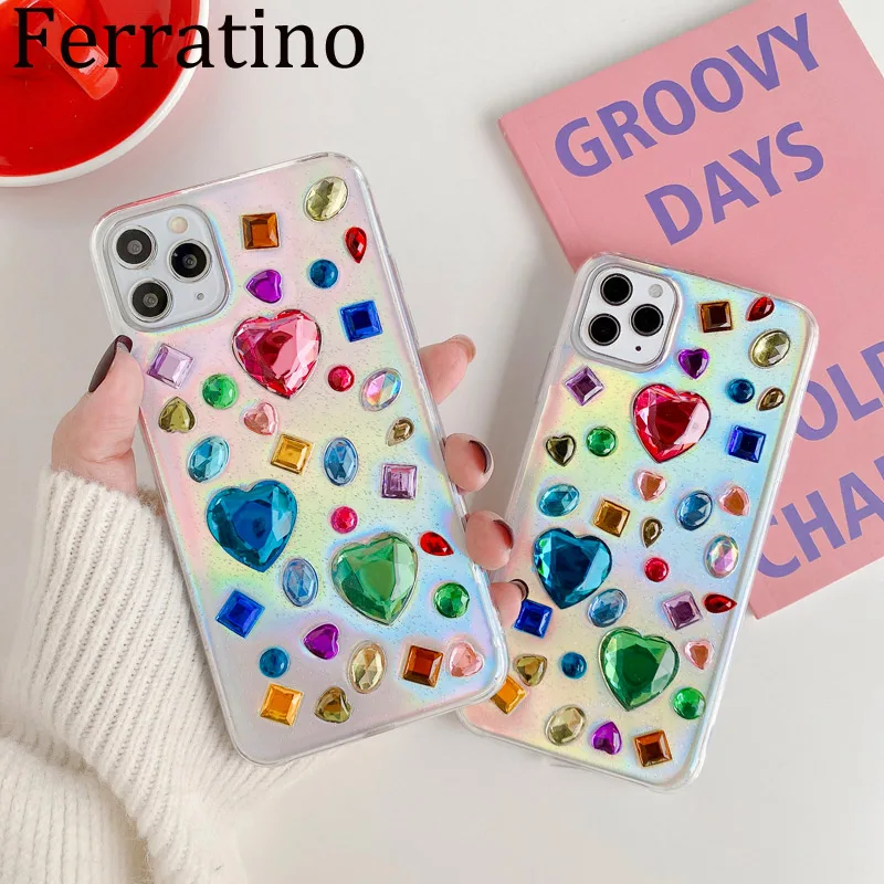 Роскошный яркий прозрачный чехол для iPhone 11 Pro Max XR X 7 8 Plus XS | Мобильные телефоны и