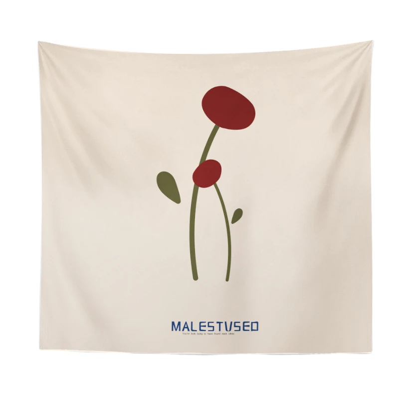 

Цветочный минималистичный стиль фоновая ткань подвесная ткань украшение гобелен для обновления стен ткань для гостиной спальни простой