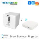 Умный Bluetooth-переключатель FUNSHIONLAB Tuya, кнопка-толкатель, приложение для умного дома, голосовое управление через Alexa, Google Assistant