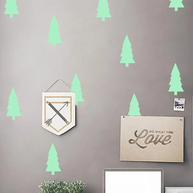 Настенные наклейки Горячая ночь слон Детская Новинка светящиеся флуоресцентные