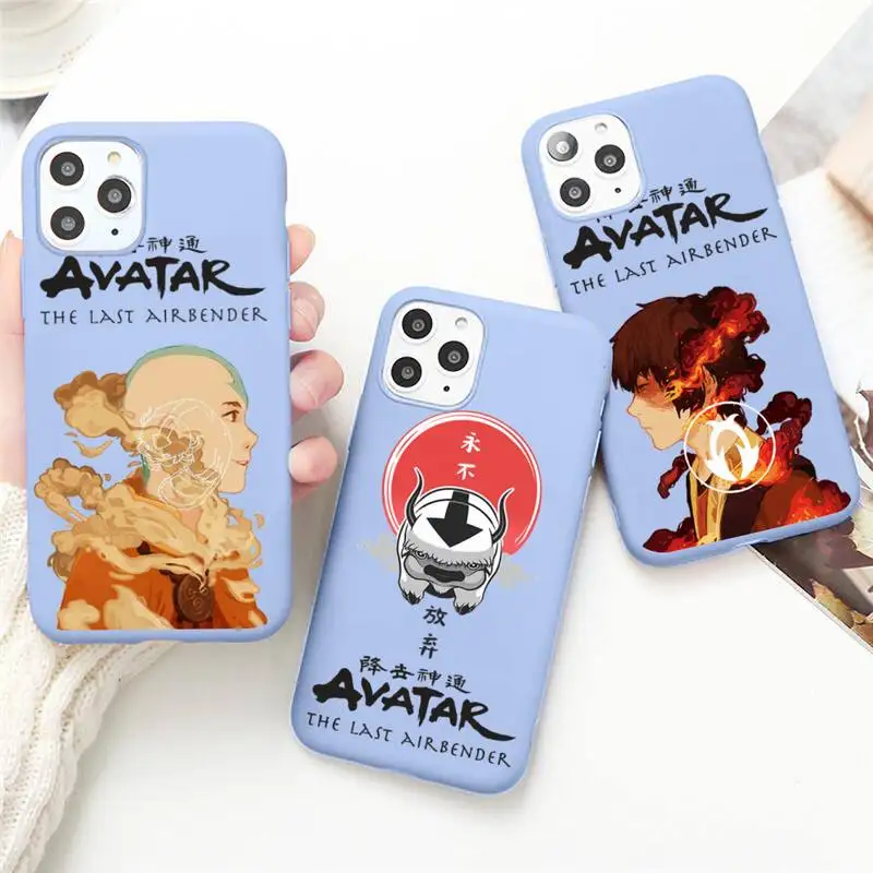 Аватар Легенда Об Аанге Чехол для мобильного телефона iPhone 12 11 Pro Max X XR XS 8 7 6s Plus