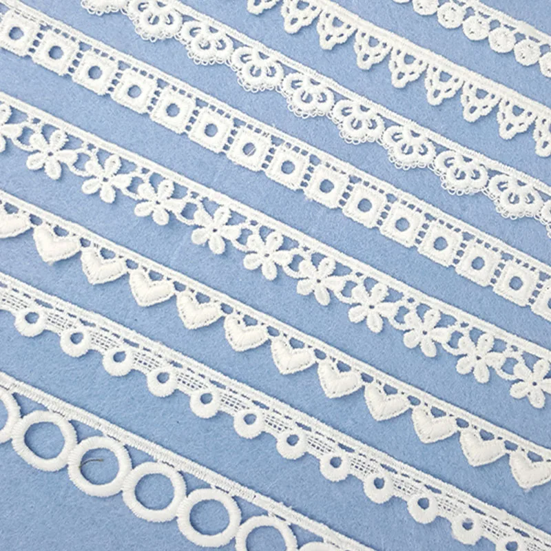 Тканая кружевная отделка DIY швейная занавеска Ремесло Украшение хлопковая