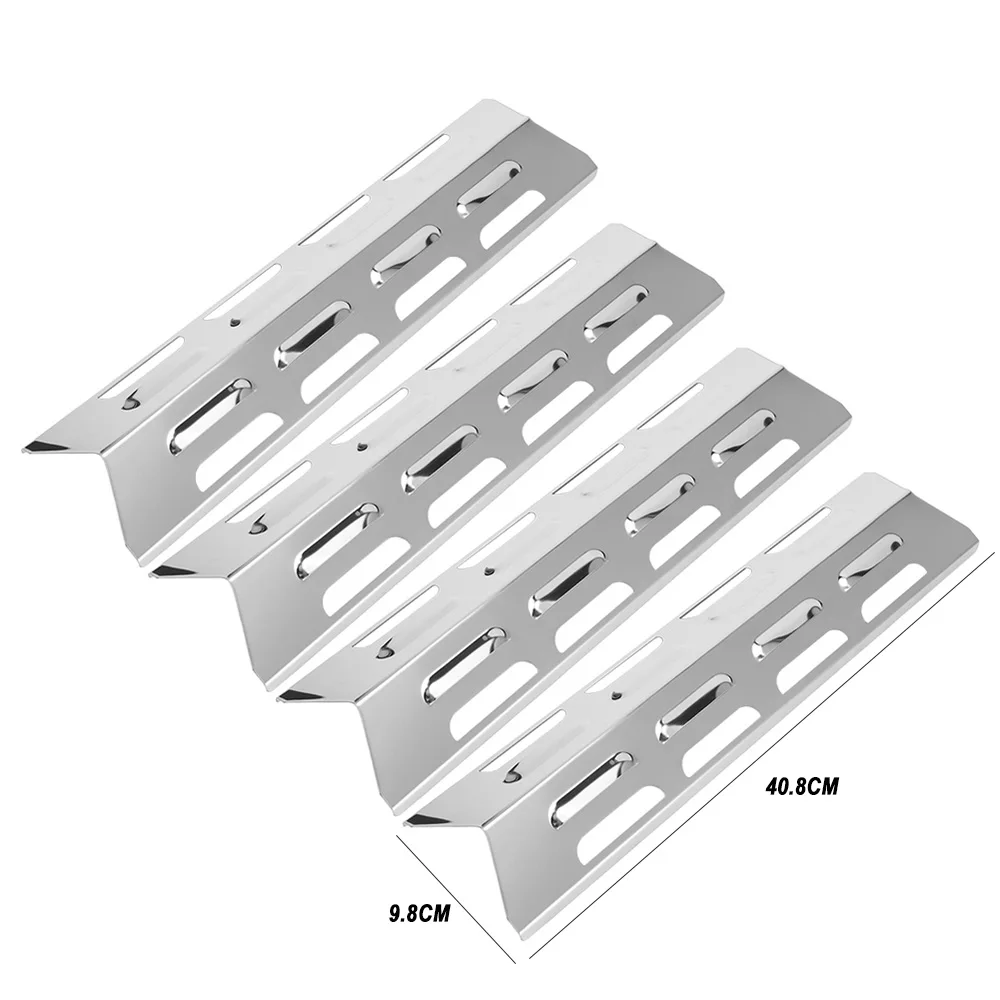 

4Pcs Stainless Steel Hot Plate for BBQ Gas Grill Spare Part for Outdoor Barbecue