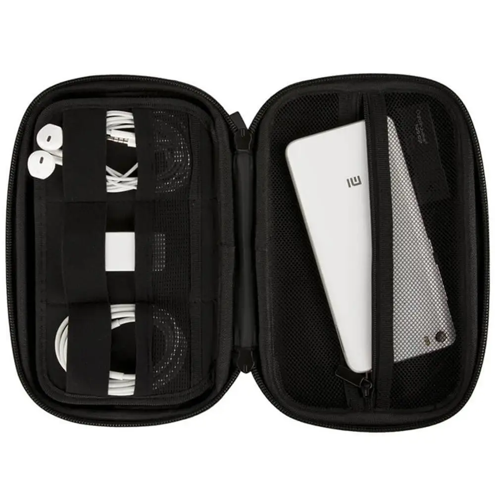 

Original Xiaomi Mobile Power Hard Disk Charger Earphone Portable PU Receiving Case