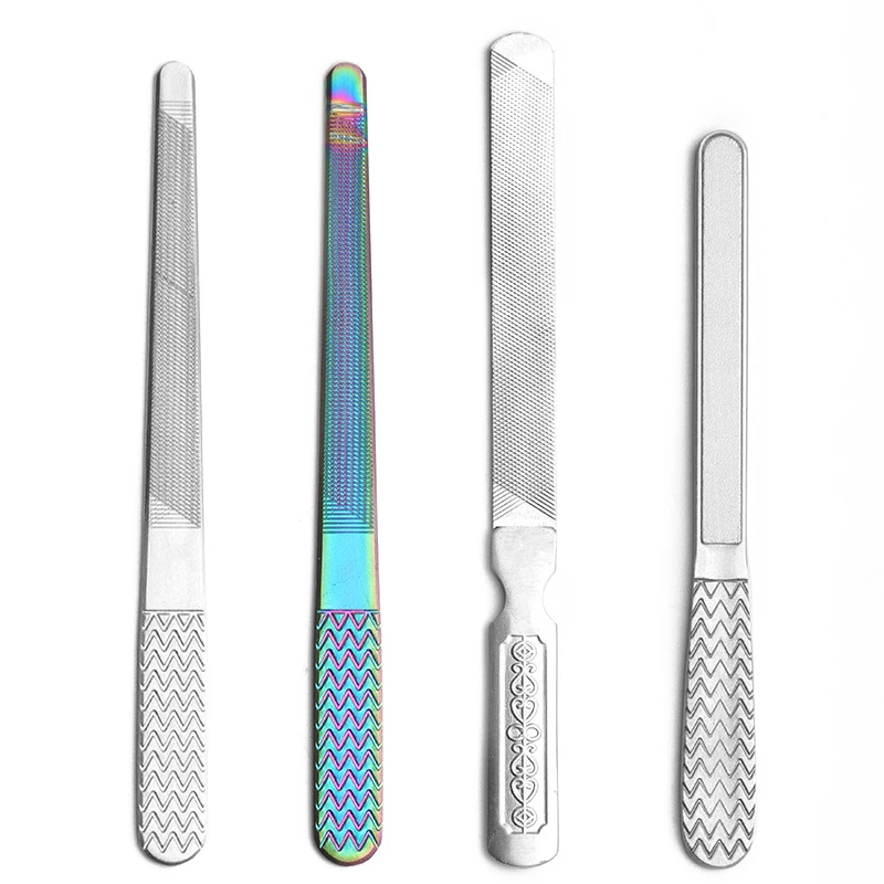 

1 шт., профессиональная пилка для ногтей из нержавеющей стали