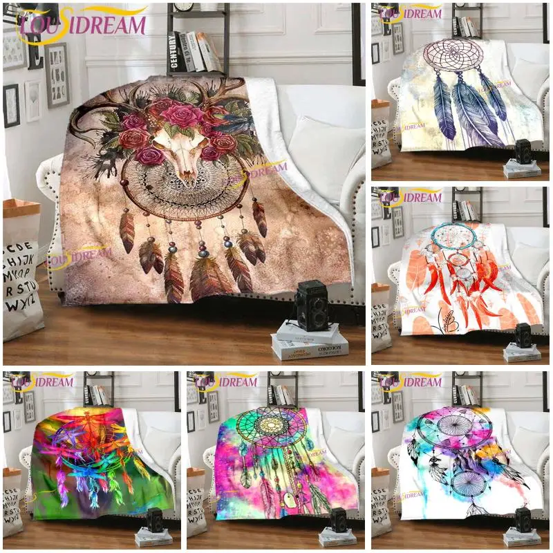 

Dreamcatcher series flannel blanket sofa quilt cover travel bedding export soft plush flannel blanket