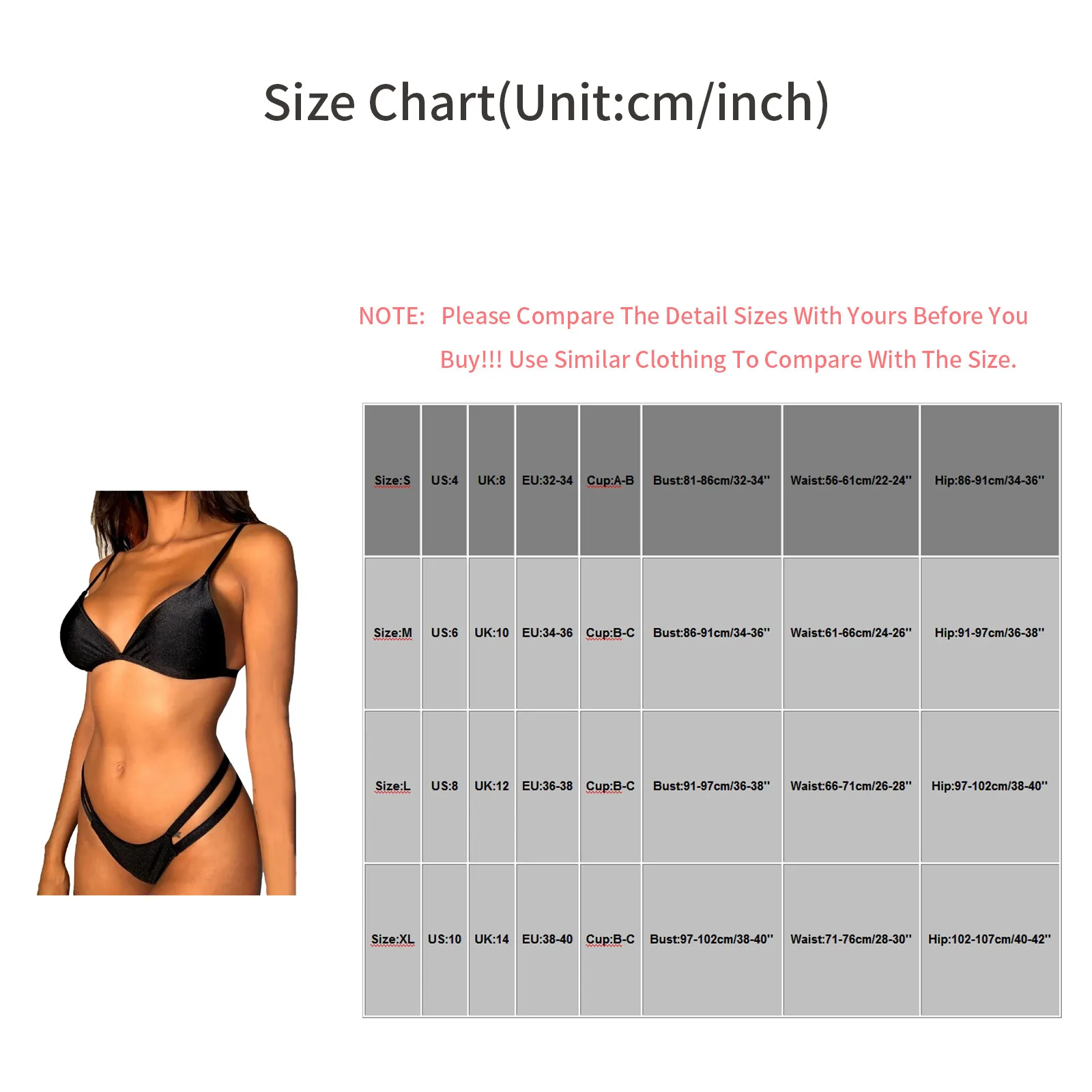 

2021 Hot Women's Micro Bikini Suit Swimsuit Sexy Solid Color Brazilian Swimsuit Thong Bandage Push Up Beachwear