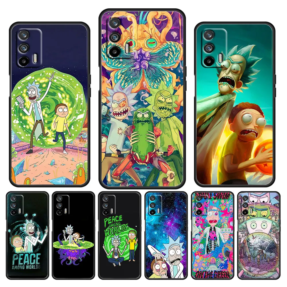 

Anime Ricks And Pic Soft Shockproof Black Phone Case For OPPO Realme GT Neo 2 Explorer Master Flash Edition Coque