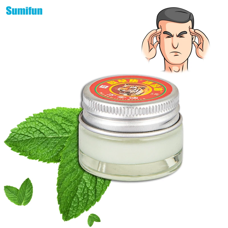 5 г/шт портативный тигровый бальзам охлаждающее мятное Масло для комаров