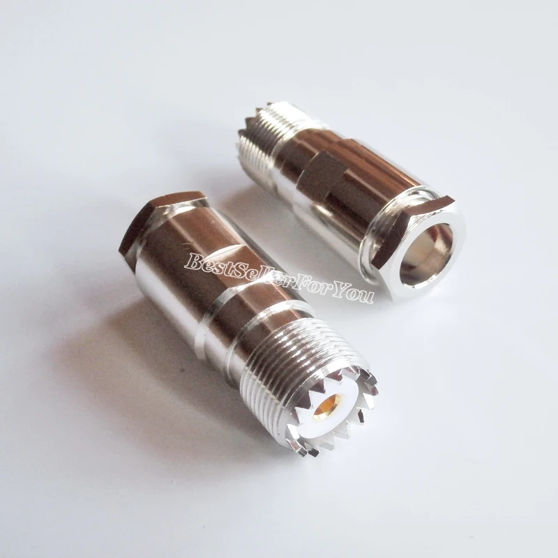 

10 шт. UHF гнездовой разъем мама зажим для RG8 RG165 RG213 LMR400 кабель RG8412