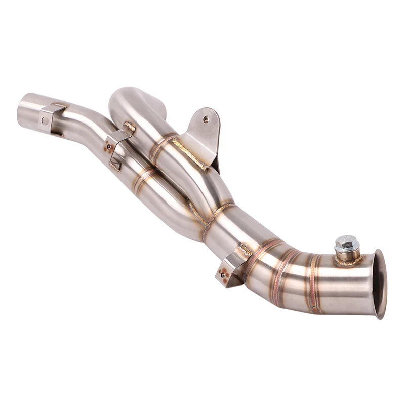 

Dirt Bike Motorycycle Exhaust Middle Link Pipe Connection Delete Cat Tube Muffler For Yamaha MT10 R1 YZF 1000 2009-2014 Slip On