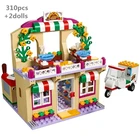 2021 новые друзья, пиццерия, пицца, ресторан, строительные блоки, Классическая модель, набор, совместимы с кирпичами, детские игрушки для девочек