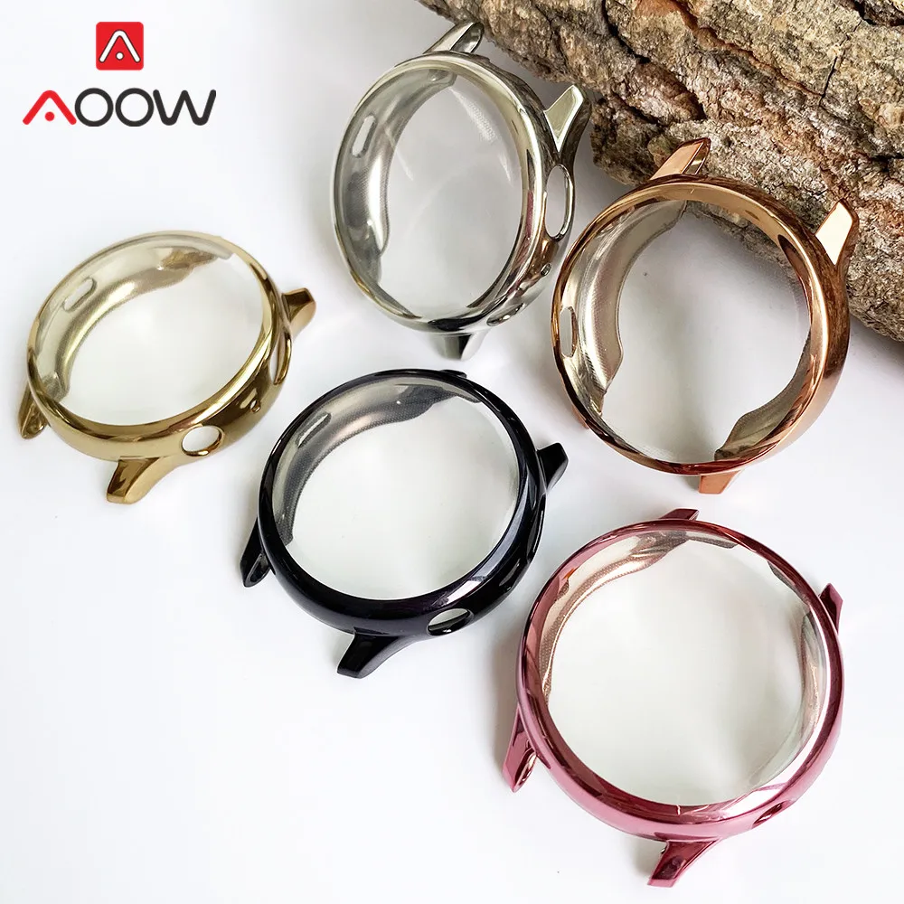 Защитный чехол для Samsung Galaxy Watch Active 2 44 мм 40 R830 R820 мягкий силиконовый с полным