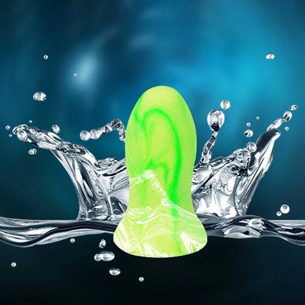 Sleeping Ear Plugs Noise Reduction Sound Insulation Soft Foam Earplugs For Sleep Anti-noise Travel Learn Workplace Aid | Безопасность и