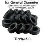 Круглые амбушюры из овчины 70 мм 75 мм 80 мм 85 мм 90 мм 95 мм 100 мм 105 мм 110 мм для аудио-техники для наушников DENON Fostex