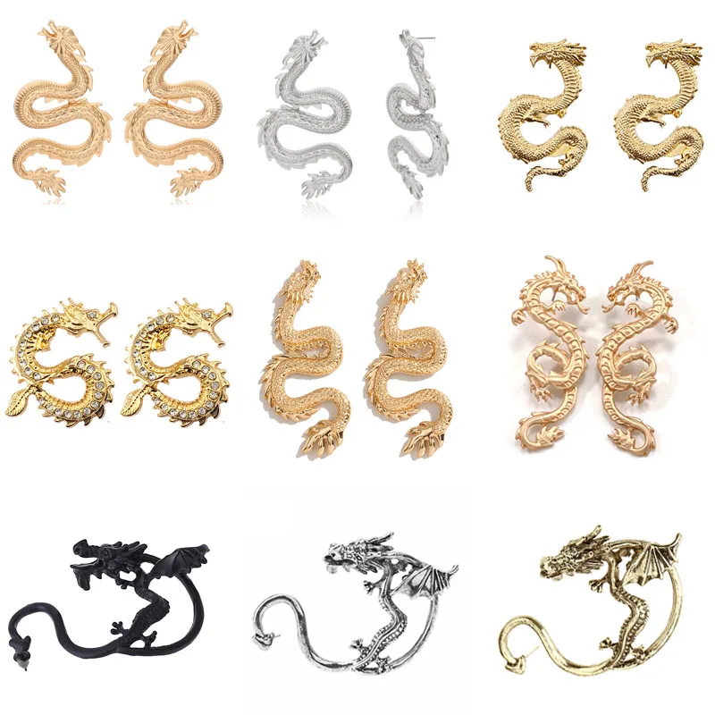 1 пара винтажные китайские серьги гвоздики Стразы для женщин ювелирные изделия