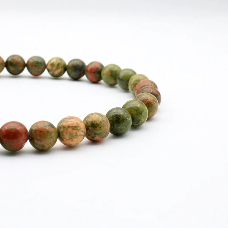 Натуральный цветок зеленый бисер ювелирное изделие 6 мм 8 10 ручная работа из