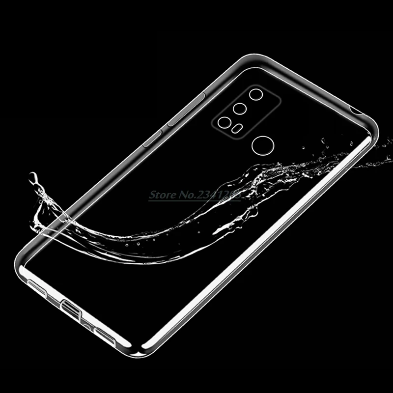 

Transparent Phone Case For Oukitel C23 Pro Back Cover Coque Soft Black TPU Case with Tempered Glass For Oukitel C23 Cases Vetro