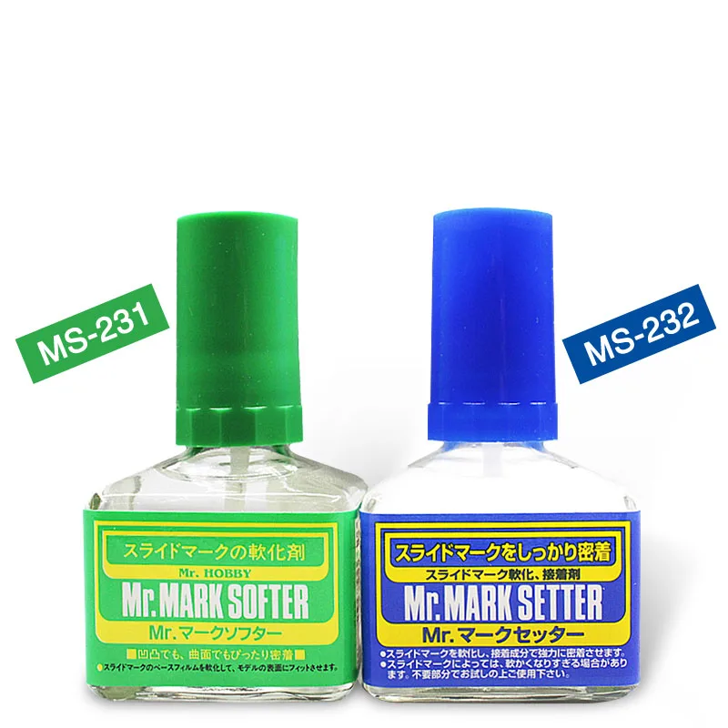 

Mr Mark Decal Softer NET 40ml Bottle For DIY Military Tank Ship Plane Model Handicrafts Gundam Coloring Building Tool