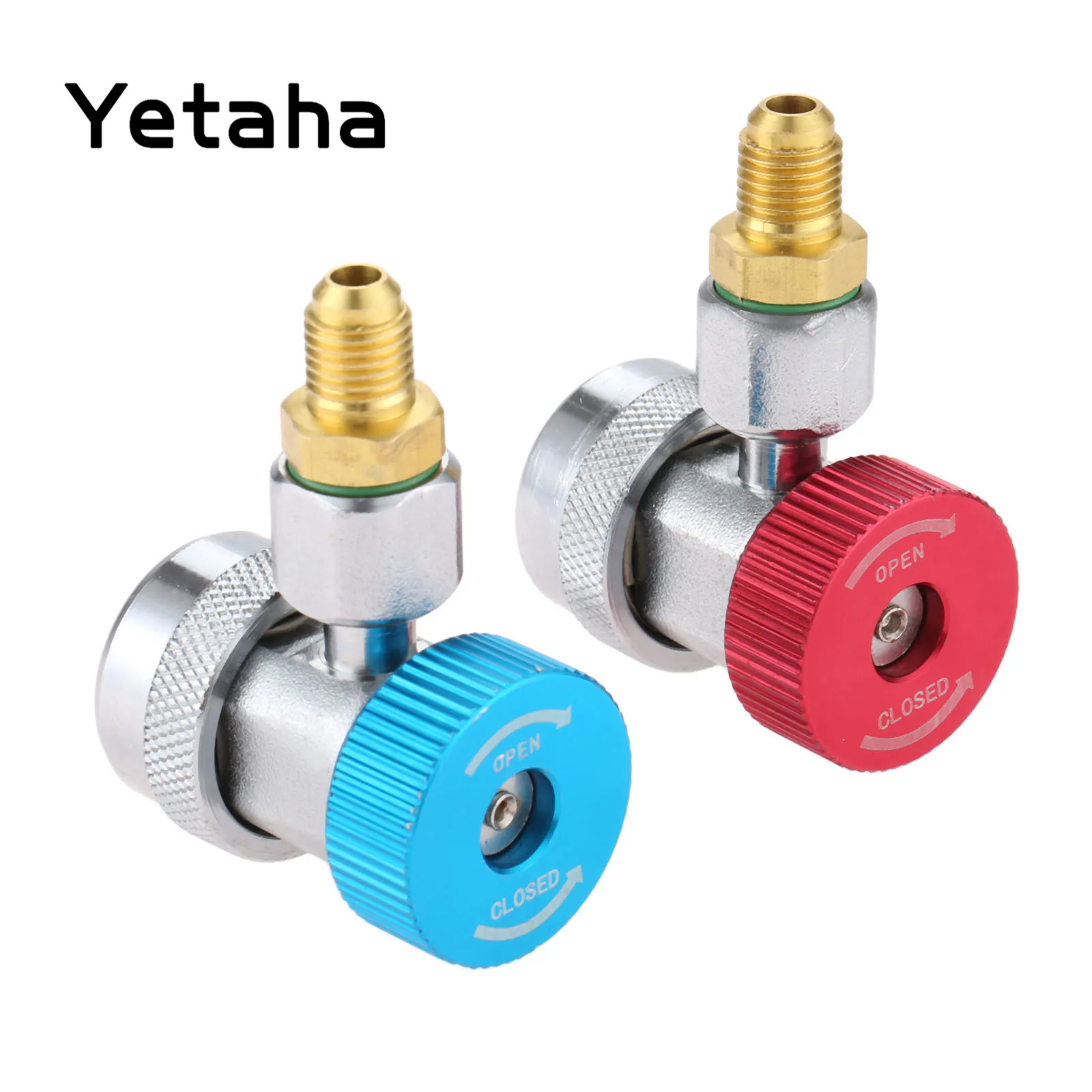 Yetaha 2 шт. Высокий Низкий R134A быстрый набор муфт латунные адаптеры автомобильный