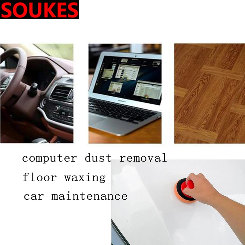 Car Waxing Polishing Handle Sponge Pad Repair For Cadillac CTS SRX ATS Lexus RX NX GS CT200H GS300 RX350 RX300 Saab 9-3 9-5 93 | Автомобили