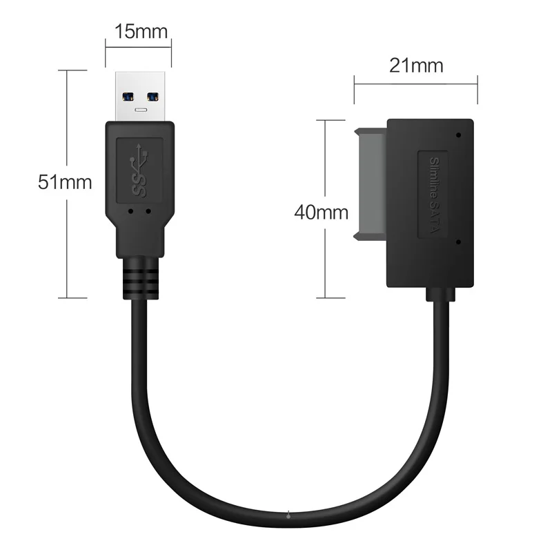 Профессиональный USB 3 0 до 7 + 6 13Pin SATA кабель с индикатором для ноутбука DVD/CD-ROM HDD Caddy