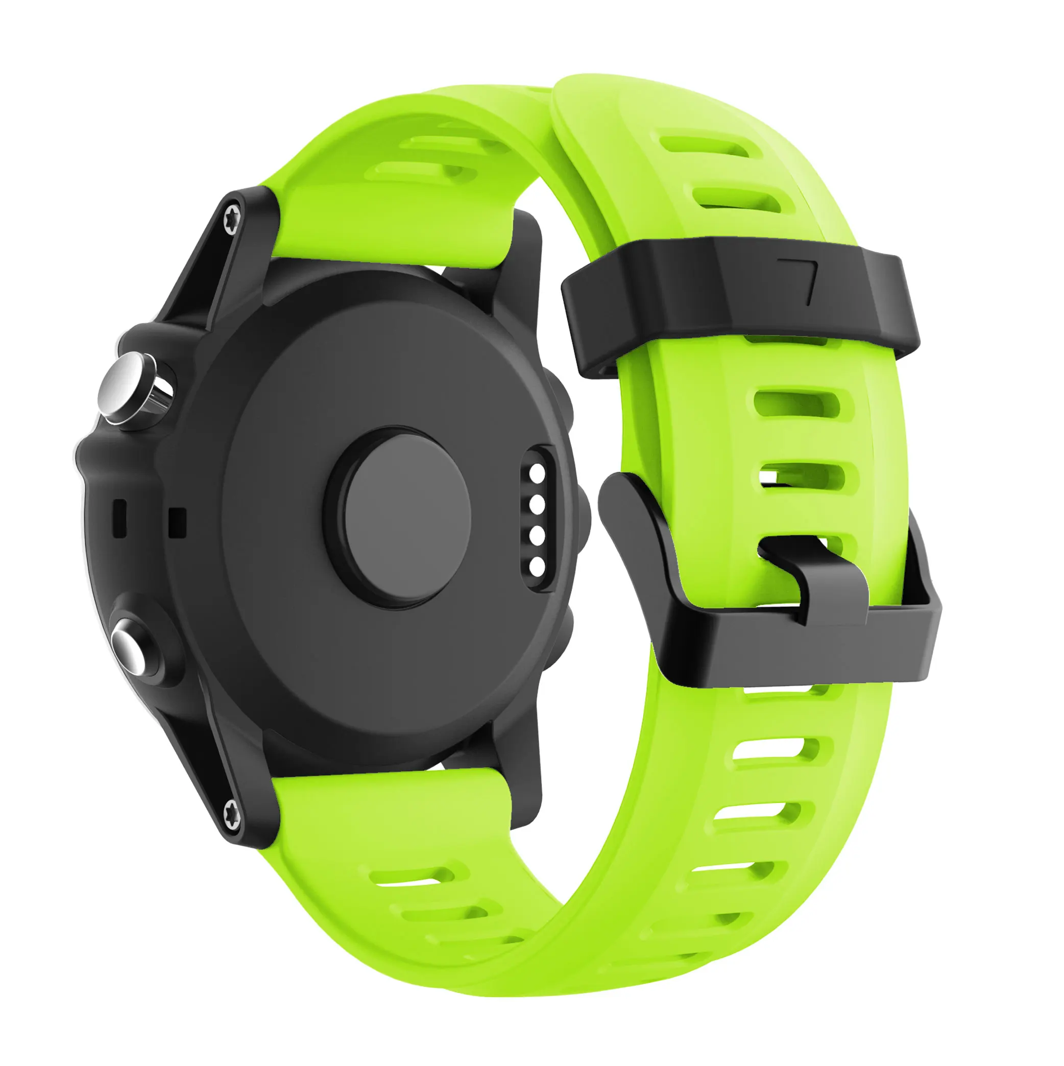 Tender green Yayuu мягкий силиконовый сменный ремешок для часов с инструментами для Garmin Fenix 3/Fenix 3 HR/Fenix 5X/5X Plus/D2 Delta PX/Descent MK1 - Цвет: Tender green