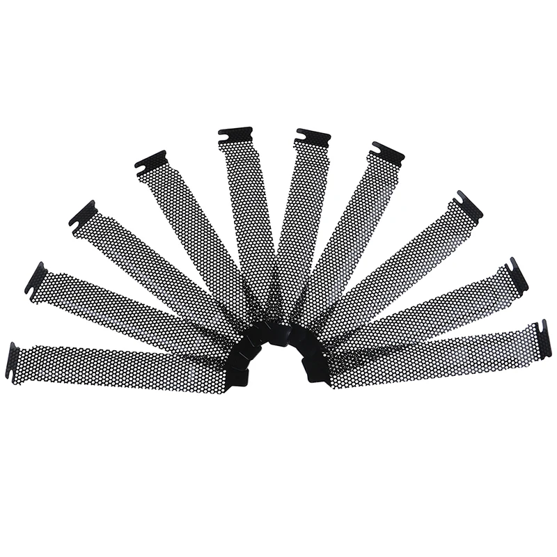 10Pcs/lot Black Hard Steel Dust Filter Blanking Plate PCI Slot Cover | Компьютеры и офис
