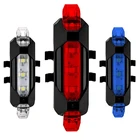 Велосипедный фонарь, водонепроницаемый задний светодиодный фонарь, зарядка через USB, предупреПредупреждение о безопасности, подседельный штырь, велосипедный портативный светильник, велосипедная лампа