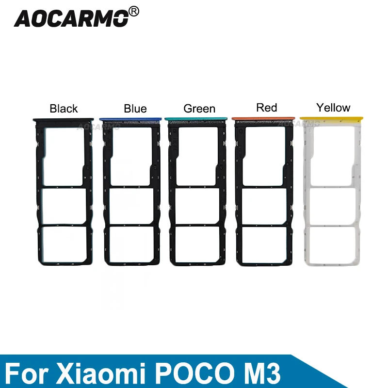 

Запасные части для держателя слота SIM-карты Aocarmo для Xiaomi POCO M3